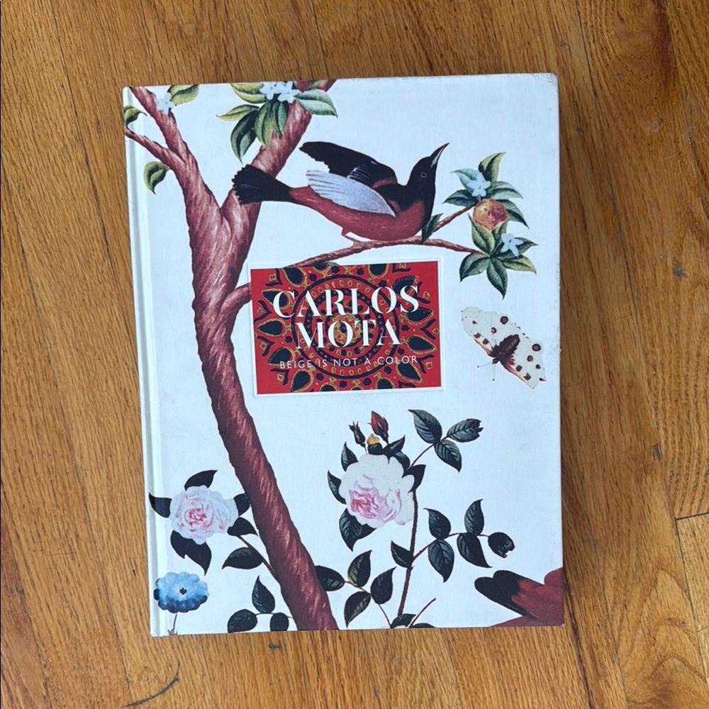 Decorative Book with Floral Design